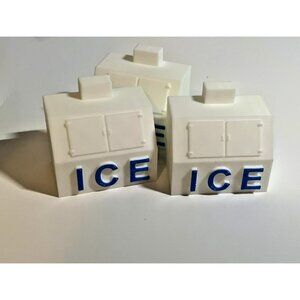 O Scale Ice Machines - 3 Pack | Realistic | Model Railroad Accessory  1:48 Gauge